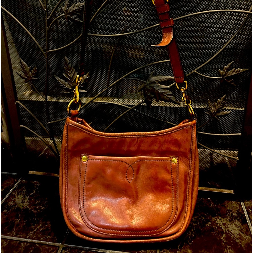 FRYE crossbody purse/handbag brown used